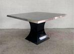 Tafel Willy Rizzo Belgo Chrom Hollywood Regency stijl 80s., Ophalen of Verzenden