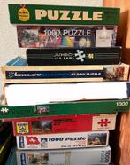 Set van 9 vintage puzzels 1000 stukjes, Ophalen of Verzenden, 500 t/m 1500 stukjes, Zo goed als nieuw