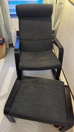 Poang ikea, Huis en Inrichting, Stoelen, Gebruikt, Zwart, Ophalen of Verzenden, Eén