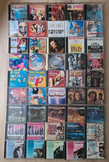 CD Verzamelalbums '80, '90, pop, rock, love beschikbaar voor biedingen