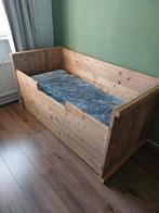 Steigerhout peuterbed met lade, Kinderen en Baby's, Kinderkamer | Bedden, Ophalen, 140 tot 160 cm, 70 tot 85 cm, Matras