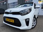 Kia Picanto 1.0 CVVT EconomyPlusLine 5 drs met airco en blue, Voorwielaandrijving, Stof, Gebruikt, 4 stoelen