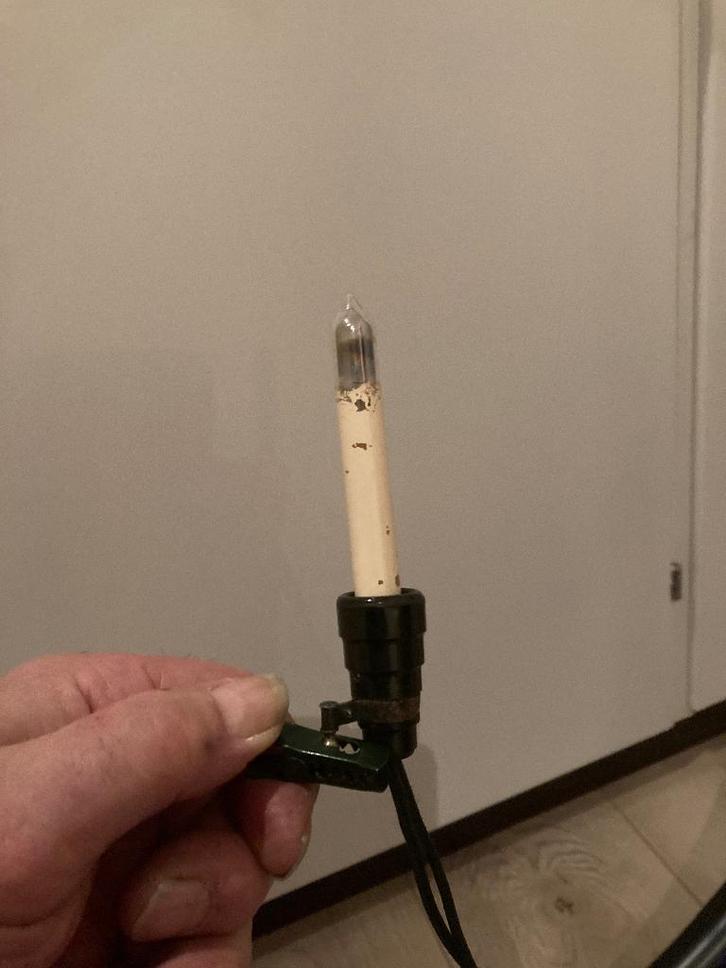 Antieke Kerstverlichting Philips 14 V, Diversen, Kerst, Gebruikt, Ophalen of Verzenden