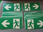 Partij Pictogramstickers / Vluchtroute / noodverlichting, Ophalen of Verzenden, Nieuw, Overige typen