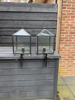 Buiten lampen 2 stuks Jan des Bouvrie, Ophalen, Gebruikt, Staal, Wandlamp