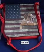 LEUKE SCHOOLTAS - LAPTOP TAS MET BULDOG * Nieuwstaat *, Verzenden, Zo goed als nieuw, Schoudertas, Minder dan 30 cm