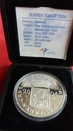 Zilveren dukaat 2004 proof voor 45 euro, Zilver, Overige waardes, Ophalen of Verzenden, Koningin Beatrix