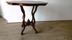 Antiek spinpoottafeltje mahoniehout,90x65,H77cm, Ophalen of Verzenden