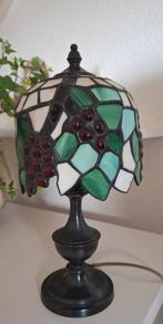 Prachtige Tiffany tafellamp, Ophalen, Zo goed als nieuw, Glas, Minder dan 50 cm