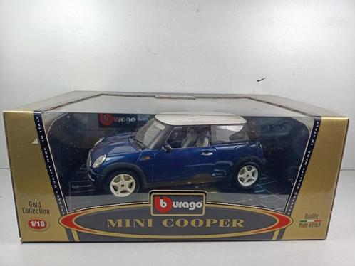 bburago 1/18 mini cooper 2000, Hobby en Vrije tijd, Modelauto's | 1:18, Zo goed als nieuw, Bburago, Ophalen of Verzenden