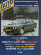 Autokampioen 6 1988 : BMW 520i - Alfa Romeo Giulia Super, Ophalen of Verzenden, Gelezen, Algemeen
