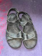 Zwarte Ecco sandalen maat 39, Ophalen of Verzenden, Gedragen, Zwart, Sandalen of Muiltjes