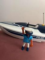 Playmobile politieboot, Ophalen of Verzenden, Los playmobil, Zo goed als nieuw