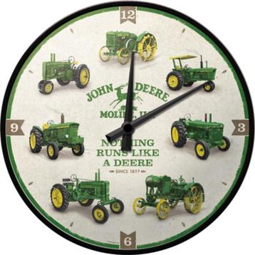 John Deere tractor modellen reclame klok wanddeco wandklok beschikbaar voor biedingen