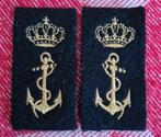 Koninklijke Marine kraagset Officier Zeedienst., Embleem of Badge, Nederland, Ophalen of Verzenden, Marine