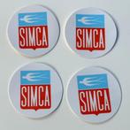 SIMCA  Retro  velg logo merk embleem stickers 5CM, Auto diversen, Auto-accessoires, Ophalen of Verzenden, Nieuw