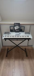 Yamaha E403 YPT-400 keyboard met standaard, hoes en pedaal, Muziek en Instrumenten, Keyboards, Ophalen, Yamaha, Aanslaggevoelig