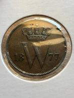 Schitterende cent 1877 willem III, Ophalen of Verzenden, Koning Willem III, 1 cent, Losse munt
