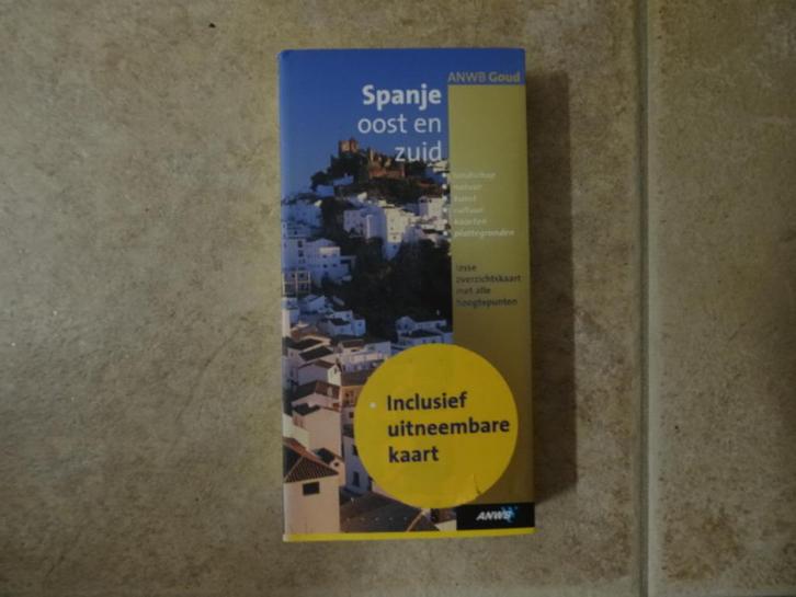 Oost en Zuid Spanje; anwb goud reisgids , met de kaart, Boeken, Reisgidsen, Zo goed als nieuw, Reisgids of -boek, Europa, ANWB