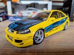 Honda Civic S1 superstreet, Hobby en Vrije tijd, Modelauto's | 1:18, Ophalen of Verzenden, Zo goed als nieuw, Auto, Hot Wheels