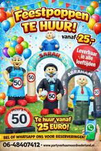 Te huur: diverse abraham en sarah poppen, Eén persoon