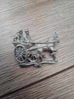 Zwaren zilveren broche (speldje), Antiek en Kunst, Ophalen of Verzenden