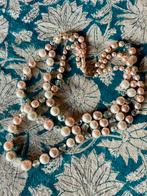 Antieke parelketting aurora borealis AM. DBL verguld ketting, Sieraden, Tassen en Uiterlijk, Antieke sieraden, Ophalen of Verzenden