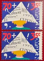 Kinderbedankkaart 1993 type B + C, Postzegels en Munten, Postzegels | Nederland, Na 1940, Verzenden, Gestempeld