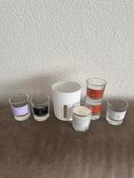 Rituals kaarsenpotjes + 1 nieuwe kaars, Overige materialen, Gebruikt, Wit, Ophalen of Verzenden