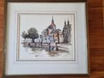 Schilderij Dordrecht, Antiek en Kunst, Ophalen of Verzenden