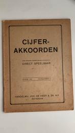 Cijferakkoorden Volksliederen Band 2 Nr. 1021 Joh. de Heer, Gebruikt, Overige genres, Overige soorten, Ophalen of Verzenden