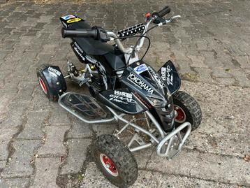 Mini kinder quad 50cc. Net beurt gehad, loopt super! beschikbaar voor biedingen