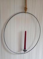 Stijlvolle metalen kandelaar hangend aan touw, 25 tot 50 cm, Ophalen of Verzenden, Zo goed als nieuw, Metaal