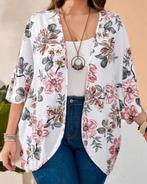 Boho vestje Wit all over print ** NIEUW **, Verzenden, Nieuw, Wit, Trui of Vest