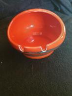 Vintage Keramische Asbak Oranje/Zwart, Antiek en Kunst, Antiek | Keramiek en Aardewerk, Ophalen of Verzenden