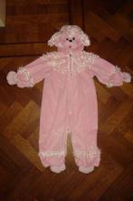 CARNAVAL hond poedel fleece onesie pak, licht roze, maat 104, Meisje, 104 of kleiner, Ophalen of Verzenden, Zo goed als nieuw