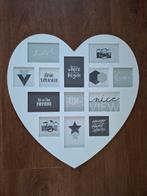 Hartvormige fotolijst voor 13 foto's, Ophalen, Zo goed als nieuw