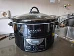 Slowcooker 4,7 liter + kookboek, Ophalen of Verzenden, Zo goed als nieuw