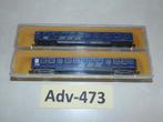 Adv-473 N Spoor NS Personenwagons 3120/21 Minitrix Plan -E, Hobby en Vrije tijd, Modeltreinen | N-Spoor, Gelijkstroom, Trix, Wagon