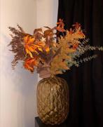 Boeket + vaas (Herfst), Ophalen, Overige kleuren, 50 tot 75 cm, Glas