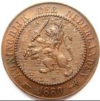 2 1/2 cent 1880 kwaliteit, Ophalen of Verzenden, Koning Willem III, 1 cent, Losse munt