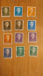 Nederlandse Postzegels Koningin Juliana, Ophalen of Verzenden, Na 1940, Gestempeld