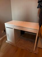 Bureau / make-up tafel Micke Ikea - Wit, Ophalen, Zo goed als nieuw, Bureau