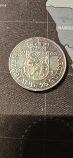 Gulden Juliana en Beatrix dubbelkop 1980, Postzegels en Munten, Munten | Nederland, Ophalen of Verzenden, Koningin Juliana, 1 gulden