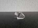 Glazen Parfumflesje Diamantvorm, Huis en Inrichting, Woonaccessoires | Vazen, Wit, Ophalen of Verzenden, Minder dan 50 cm, Glas