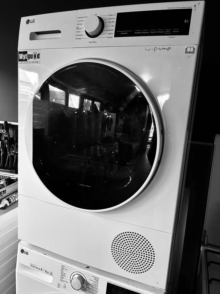 LG RH80T2AP6RM - Zo goed als nieuw - warmtepompdroger, Witgoed en Apparatuur, Wasdrogers, Zo goed als nieuw, Condens, Voorlader