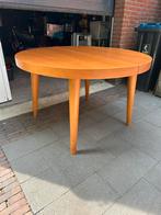 Vintage ronde eettafel, Huis en Inrichting, Tafels | Eettafels, Ophalen, Gebruikt, Metaal, Rond