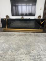 Moderne TV-meubel/Dressoir met open haard, 150 tot 200 cm, Ophalen of Verzenden, Zo goed als nieuw, Minder dan 100 cm