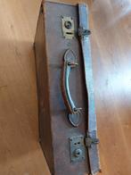 Oude Bruine Koffer - Vintage Decoratie, Antiek en Kunst, Ophalen