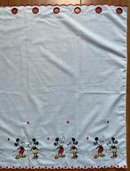 1,5 meter kort gordijntje met Mickey Mouse, Wit, 150 tot 200 cm, Ophalen of Verzenden, Zo goed als nieuw
